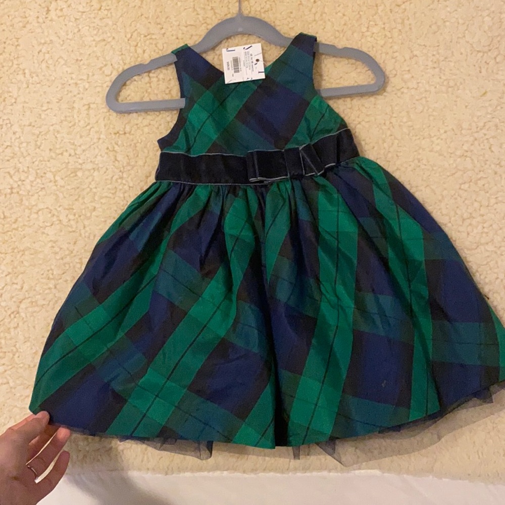 Janie & Jack silk special occasion dress 12-18 m